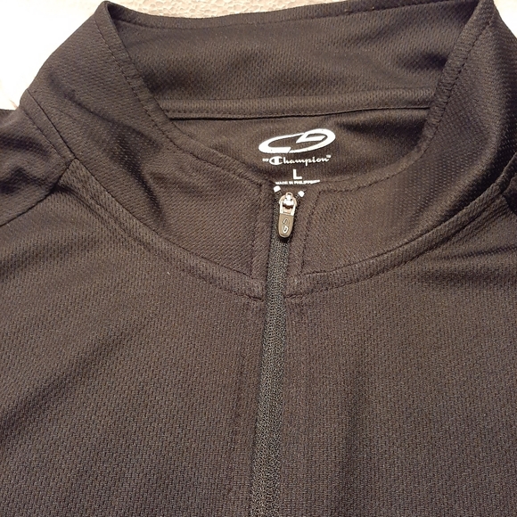 Men's Champion 3/4 zip top Size Large - Picture 2 of 7